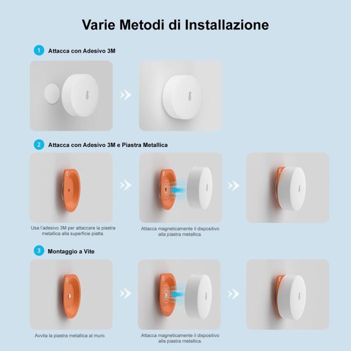Sonoff SNZB-02P Sensore intelligente di temperatura