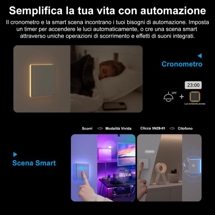 Sonoff TX Ultimate T5-120 Interruttore Smart Sonoff TX Ultimate con Led Luce