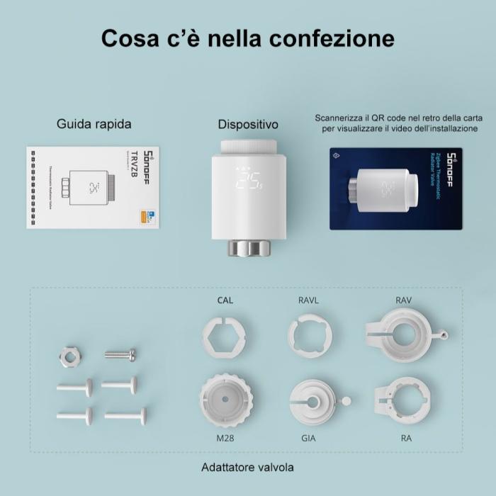 SONOFF TRVZB Valvola Termostatica